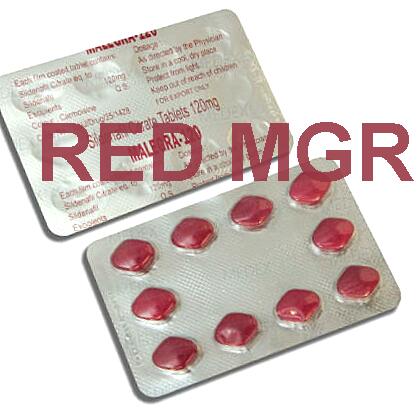 勃起促進 RED MGR 120mg 10錠/箱