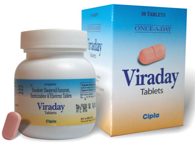 ビラデイ Viraday(HIV) 30錠/bt 
